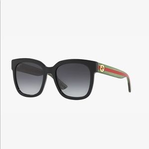 Gucci sunglasses striped glitter GG0034S